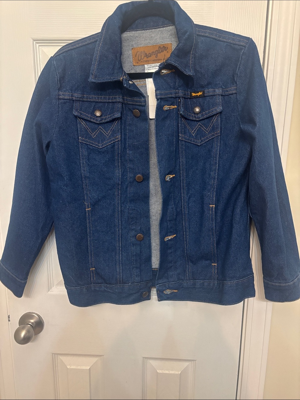 NWT Wrangler Boys Blue Denim Jean Jacket